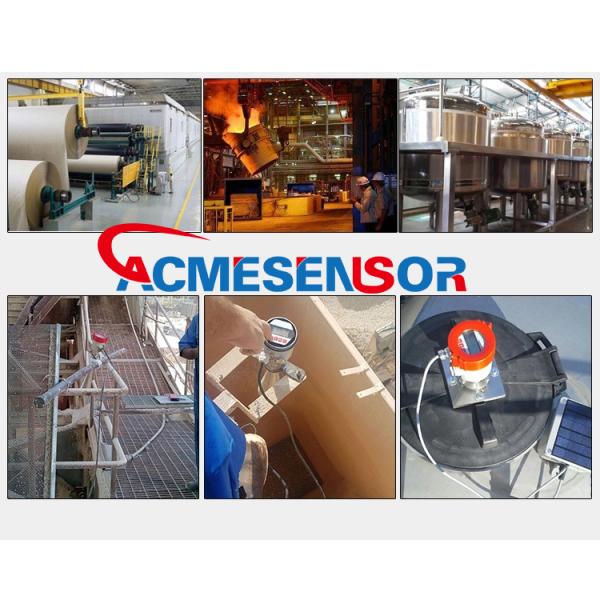 Liquid Nitrogen Non Contact Radar Level Sensor Radar Type Level Indicator 70m