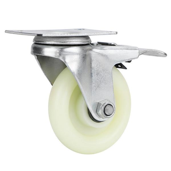 Installation Height 103mm/128mm/155mm Shock Absorbing Caster Wheel Spring Loaded Gate