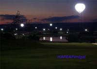 Fête de nuit avec ballon gonflable à LED Événements de performance ou parcs de jeux