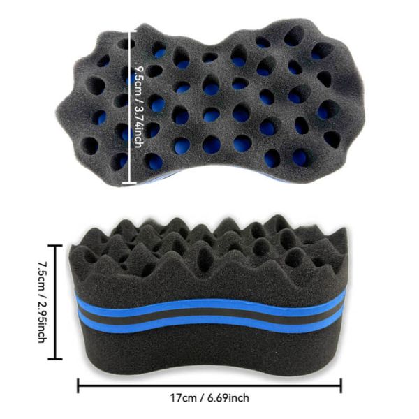 OEM Bow Wow Hair Sponge PU+EVA Natural Hair Nudred Sponge 8 Shape