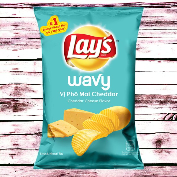 Lay's Cheddar Cheese Flavor Chips - Bulk Case of 100 Bags (56g Each) for Wholesale and Retail