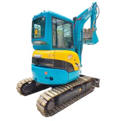 Fabricado no Japão Design original 3 toneladas Kubota Mini Excavator U30 com U30 pista de borracha