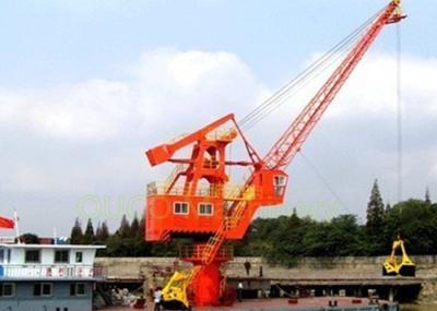 Lattice Boom Harbour Crane 25 Ton Impact Resistance Running Smoothly