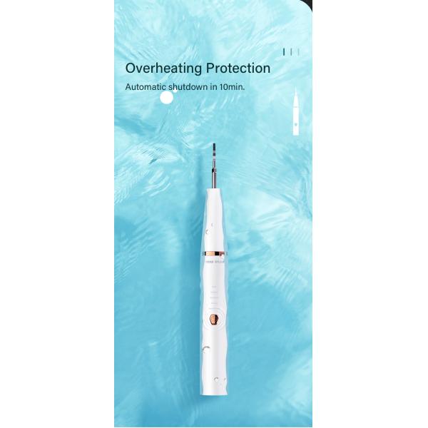 Family Dental Ultrasonic Tooth Cleaner Rechargeable 2.4cm Diameter ergonomic