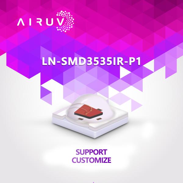 Smd 3535 Ir Led Chip 2w 1.7v 1.5v 1.3v 730nm-950nm For Virtual Reality 3d Printing