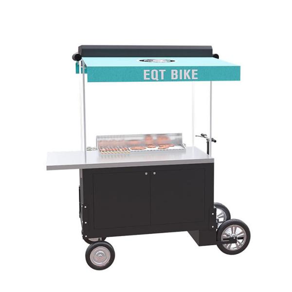 trotinette móvel do alimento da bicicleta do alimento do ASSADO da estrutura de caixa 36v da resistência da corrosão 220v