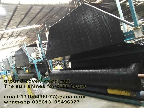 2016 high quality Woven geotextile/ PP weed control mat/Landscaping mats