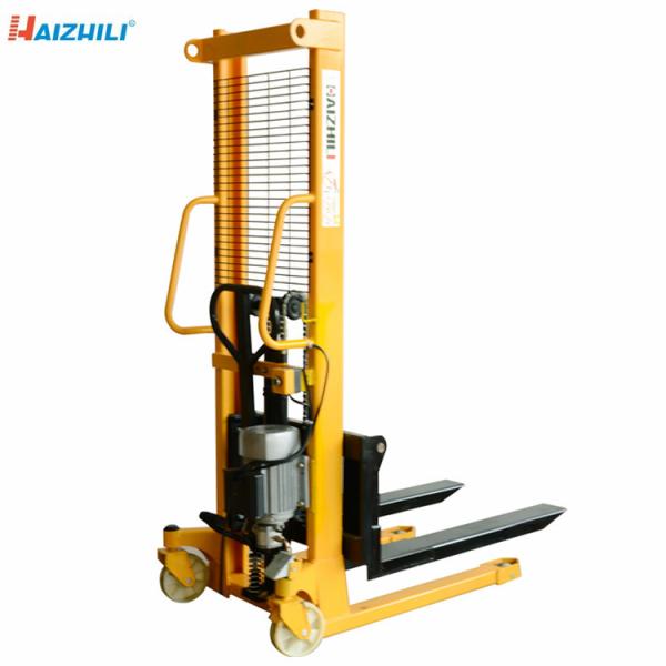 Mobile Hydraulic Hand Forklift , Walkie Pallet Stacker 500kgs To 2500kgs Capacity