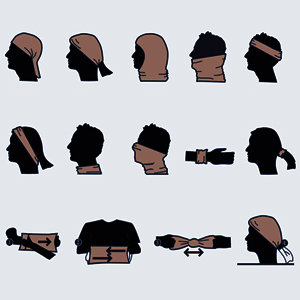 Neck Gaiter Face Mask Scarf Reusable Bandanas Tube UV Protection Headwear Balaclava Outdoor Sport for Men and Women