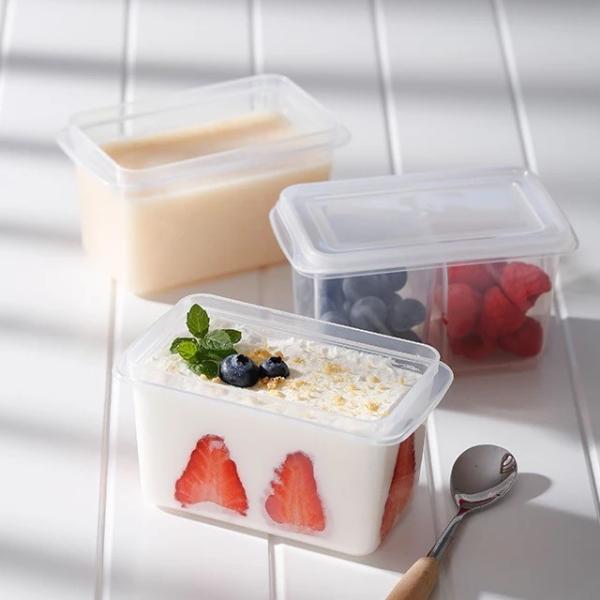 Fresh Fruit Snacks Storage 7.2*12.5*13.2cm Plastic Crisper