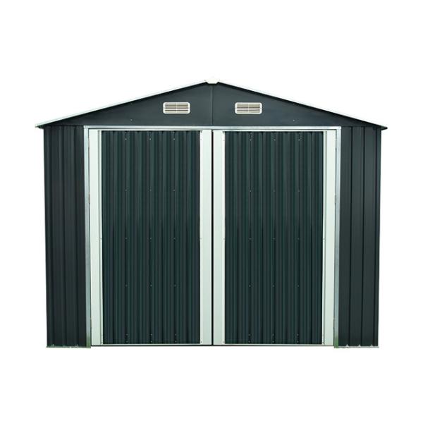 13x10 20x10 Metal Shed , Large Metal Storage Shed 15m2 18m2 Anthracite Green Brown