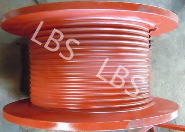 Rig Drawworks Carbon Steel Grooved Drum Steel Wire Rope