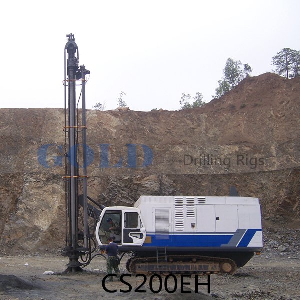 integration crawler down-the-hole drill CS200EH downhole drilling motor