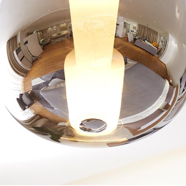 Chrome gold pendant light Glass Art luxury living room Restaurant Bar Dusk Dawn Pendant Light(WH-GP-146)