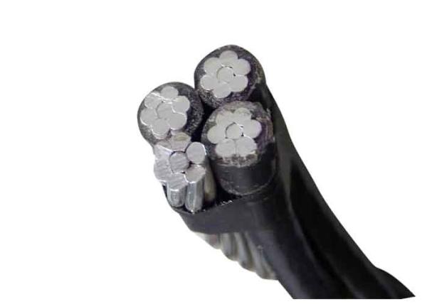 Aluminium 3 Core Conductor Aerial Bundled Cable No Sheath IEC 60502