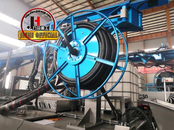 JIUHE Caminhão montado molhada máquina de betão a jato preço equipamento bomba de betão a jato máquina pulverizadora de betão