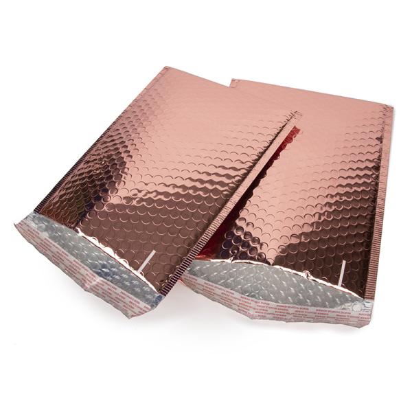 CTCX Custom Shipping Poly Plastic Envelope Sleeves Clothing Bags Envelope Metallic Full Bubble Mailer