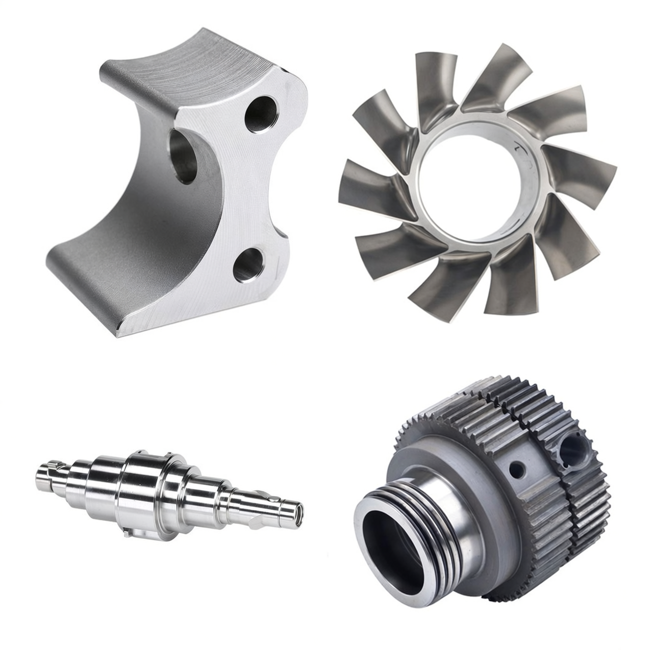 JB Custom Precision CNC Machining Stainless Steel Fasteners Aerospace Automotive Mechanical Components Drilling Broaching for