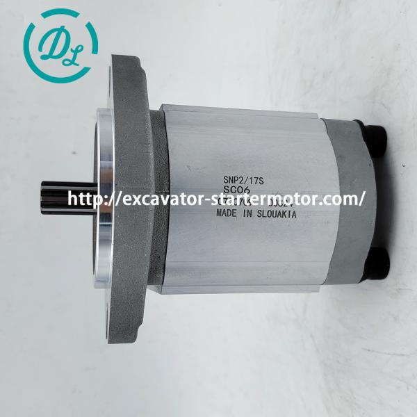 EexcavaStart Excavator Hydraulic Gear Pump SNP2-17S SC06 24V Rexroth