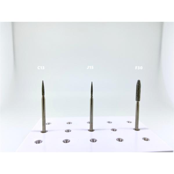 Bud Shape Diamond Grinding Stones Electroplated Polishing Bur Dental