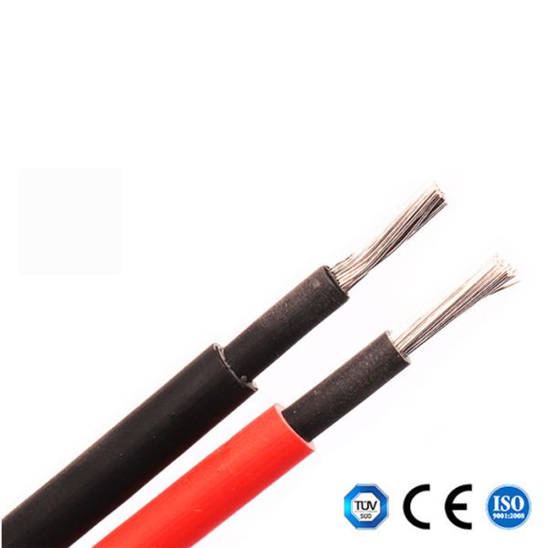 Le TUV certifient le câble photovoltaïque solaire solaire du câble d'extension de C.C de 10AWG 6mm2 200m
