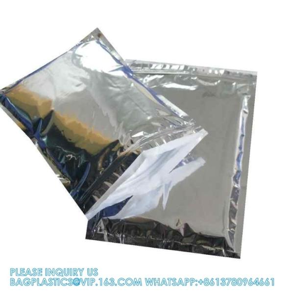 Self Adhesive Seal Aluminum Foil Thermal Bag Hot Food Delivery Cooler Bag Heat Insulated Box Liner