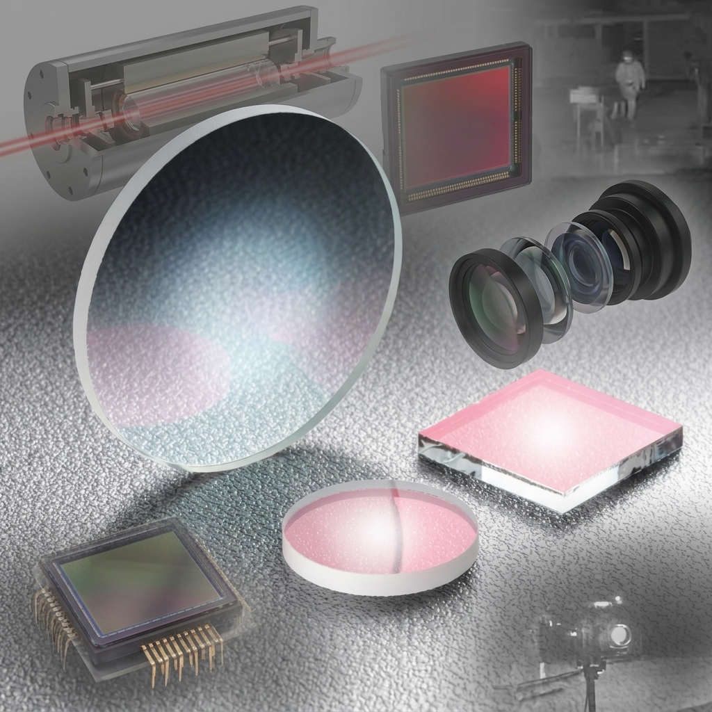 Night Vision Infrared Lens 850nm NIR Camera Optics High Transmission 25.4mm