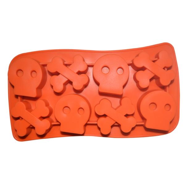 Оранжевая прессформа торта силикона помадки подгоняла размеры устойчивые для украшать