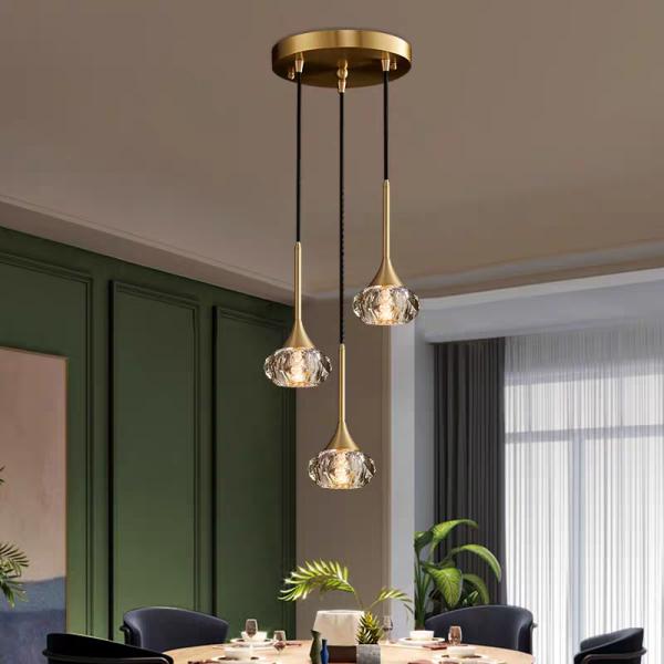 Modern Custom Gold Aluminum Long Ceiling Pendant Revolving Staircase Large Living Room Hanging Light LED Luxury Acrylic Chandelier