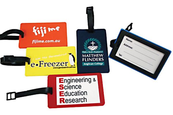 Custom Printed Plastic Luggage Tags , Plastic Luggage Labels Stamping Process