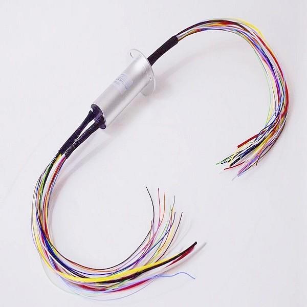 44mm Flange IP51 Capsule Slip Ring 22 Wires For Radar System