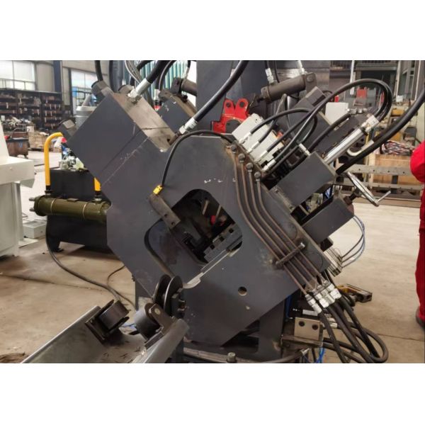 Steel Structure Fabrication Angle Steel Punching Marking Cutting Machine Construction Processing
