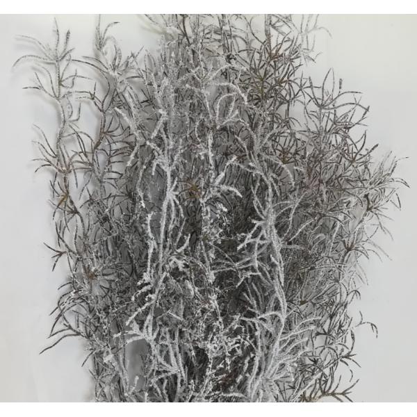Realistic 66cm Winter Snow Themed Faux Plant Decor