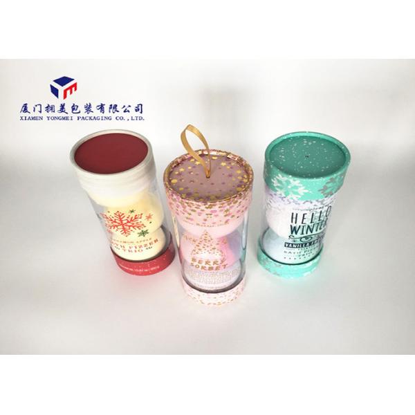 Light Weight Plastic Cylinder Packaging Tubes Hard Paper Covers Easily Assembled