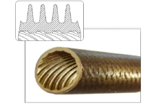 ASTM B111 UNS C70600 Медная никелевая сплавная трубка теплообменник низкопрядистая трубка