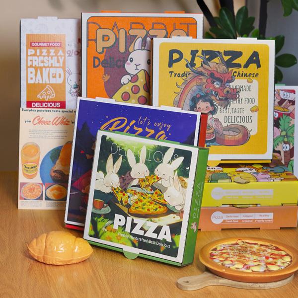 Wholesale High Quality Pizza Boxes of Various Sizes Customized