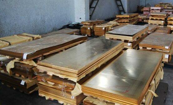 DIN JIS Brass Sheet Plate Thickness 0.1mm~500mm Decorative Copper Sheets