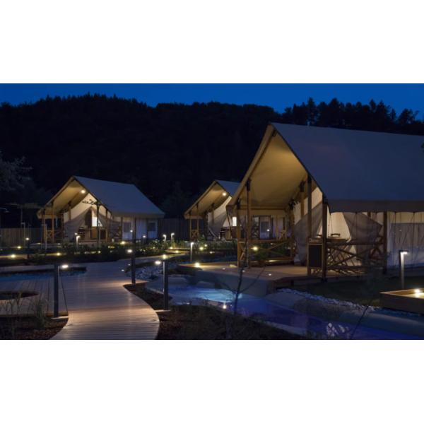 900D водонепроницаемая одиночная палатка для кемпинга Кампинг на открытом воздухе Сафари отель Luxury Canvas Tent