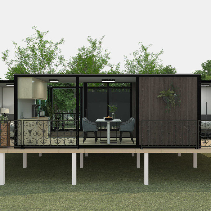 Rapid Implementation Aluminum Prefab House High Strength Customizable Size