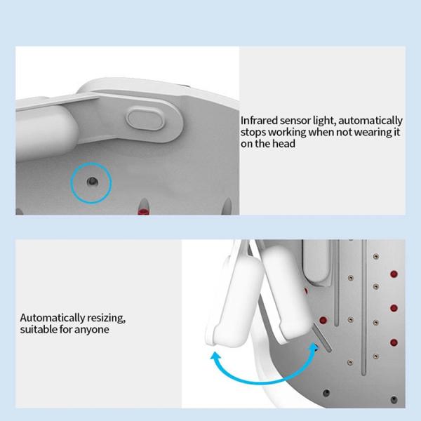650nm llevó la terapia del laser del casco del crecimiento del pelo de los lasers del diodo 26 de la luz 30 para la pérdida de pelo