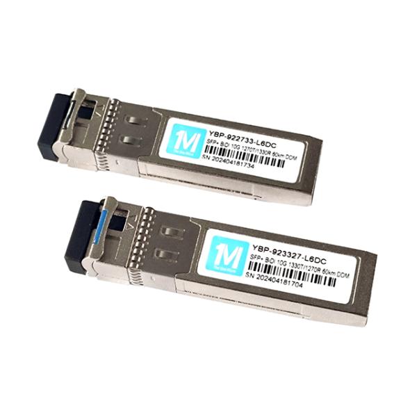 10G SFP BIDI 80km 1490nm/1550nm WDM LC Connector DDM Optical Transceiver for Bandwidth Data Center Applications