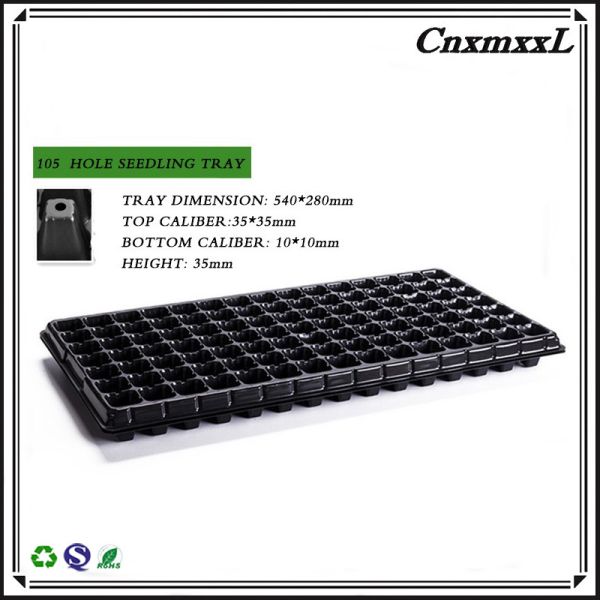 200-cell Plastic Seedling Tray - 2mm Thick and Aging Resistant for Durable Plant Growth