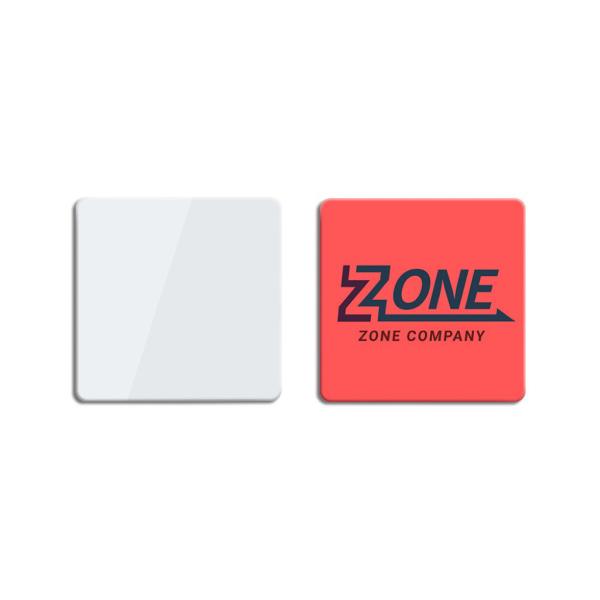 Personalized Sublimation Glass Blanks Sublimation Fridge Magnet Blanks 5*5cm