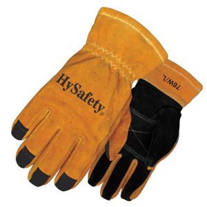 NFPA 1970(1971) Structural Firefighter Gloves Cowhide 3D Roll Over Tips Fireman