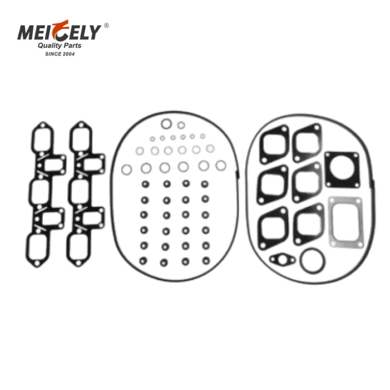 OEM 126SB147 Heat-Resistant Multi-Layer Metal Composite Manifold Gasket Set with Laser-Cut Dimensions for Mack Truck Engines