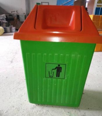 High Durability FRP Dust Bin Fiberglass Trash Can Strong Acid Resistance