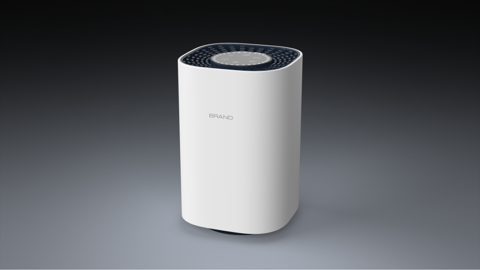 HC12 Compact Air Purifier with Three Fan Speeds and TVOC Reduction for Personal Spaces