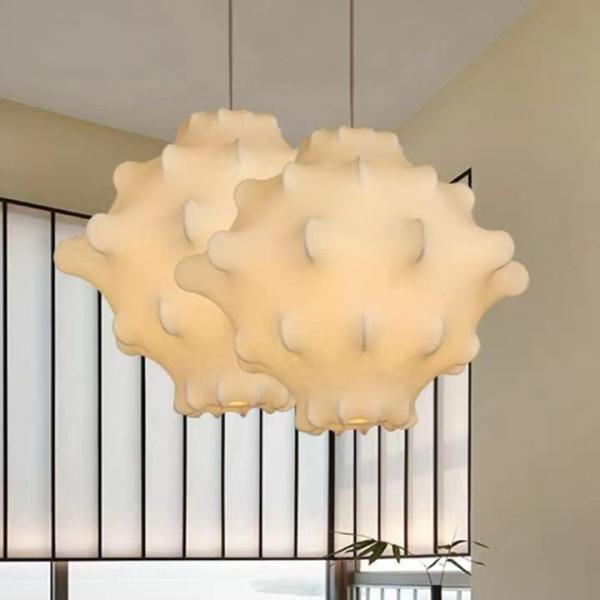Lámpara de techo Wabi Sabi para sala de estar y restaurante, minimalista moderna, lámpara colgante de diseño para bar
