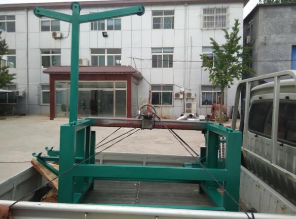 Card clothing mounting machine for cylinder