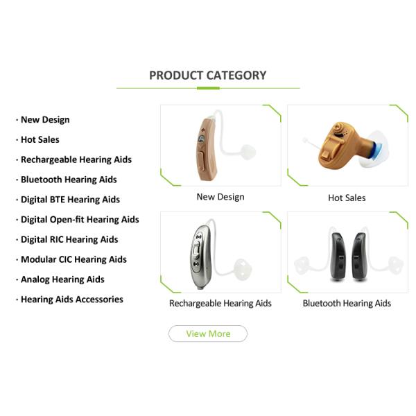 Próteses auditivas de Mini Over The Counter Bluetooth